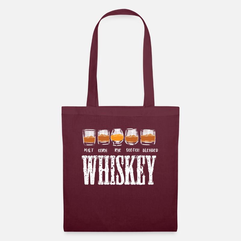 Dearadh Bronntanais Cool Uisce beatha - Tote Bag - burgundy