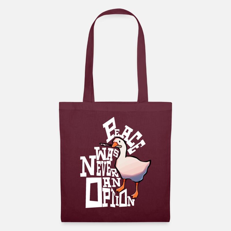 Never What Never An Option - Tote Bag - burgundy