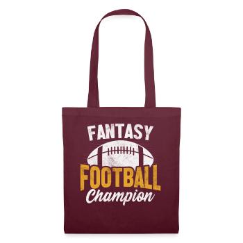 Fantasy Football Champion Commissaire Funny FFL - Sac en tissu - bordeaux - Devant