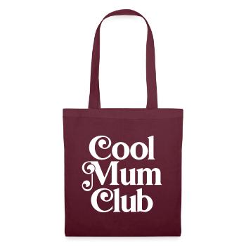Cooler Mama-Club - Stoffbeutel - Burgunderrot - Vorne
