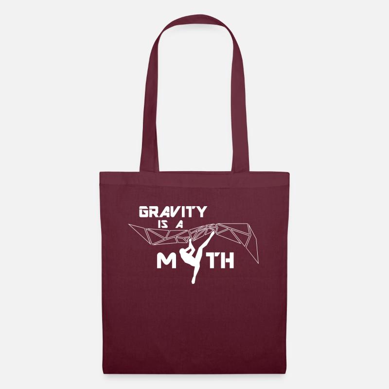 Gravity is a Myth / Schwerkraft ist ein Mythos - Sac en tissu - bordeaux