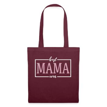 La meilleure maman - Sac en tissu - bordeaux - Devant