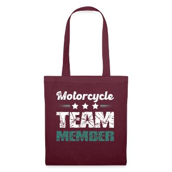Motorcycle Team - Tote Bag - burgundy - Front