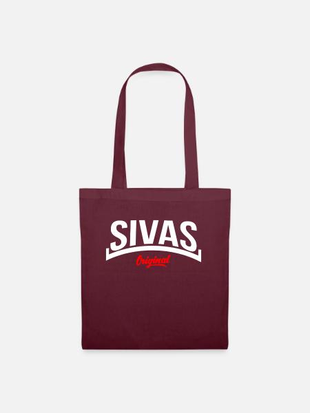 Sivas original - Stoffbeutel - Burgunderrot