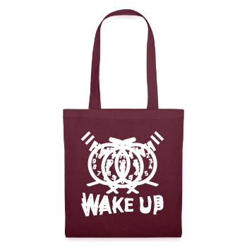 Alarm clock - Tote Bag - burgundy - Front