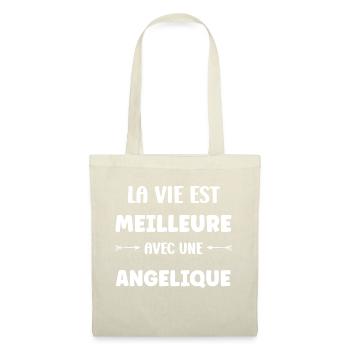 angelique - Sac en tissu - nature - Devant