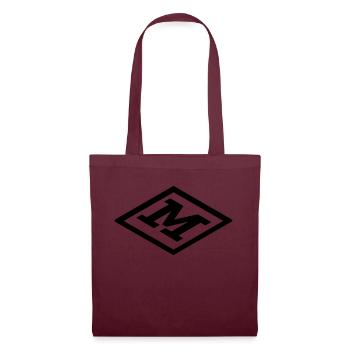 Cube Monogram Clear M TOP - Tote Bag - burgundy - Front