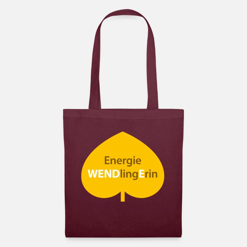 Energie WENDlingErin - Stoffbeutel - Burgunderrot