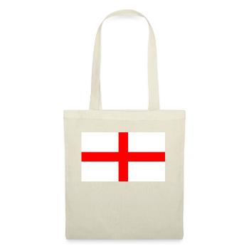 St. George Flagge von England - Stoffbeutel - Natur - Vorne