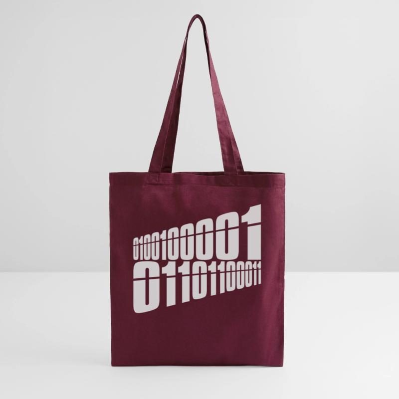 Langage de programme de code binaire Sac en tissu
