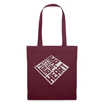 mr steal your heart - Tote Bag - burgundy - Front