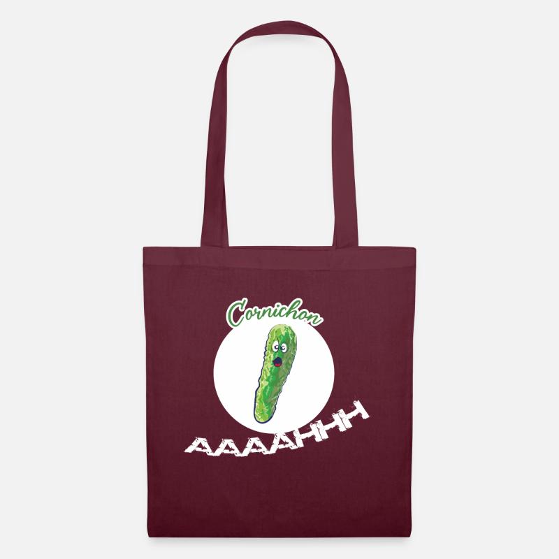 Cornichon aaahhh - Sac en tissu - bordeaux