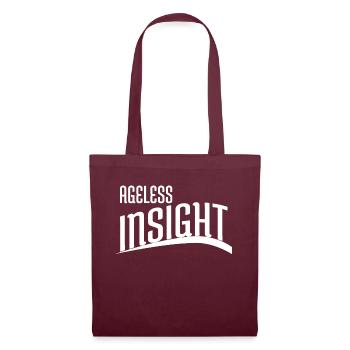 wise choices mental well-being awesome geek - Tote Bag - burgundy - Front