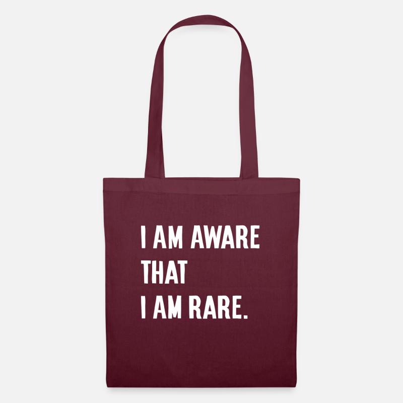 I am aware - Tote Bag - burgundy
