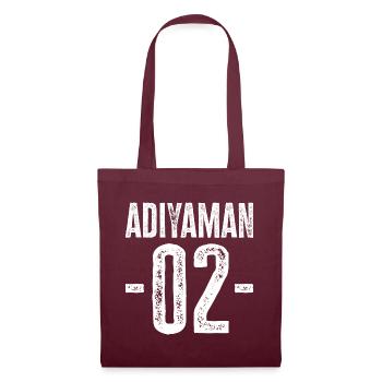 Adıyaman 02 – Fiers d’une patrie diversifiée - Sac en tissu - bordeaux - Devant