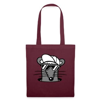 Souris Lunettes de soleil Cool Cappy Trou de sol Trou de souris - Sac en tissu - bordeaux - Devant