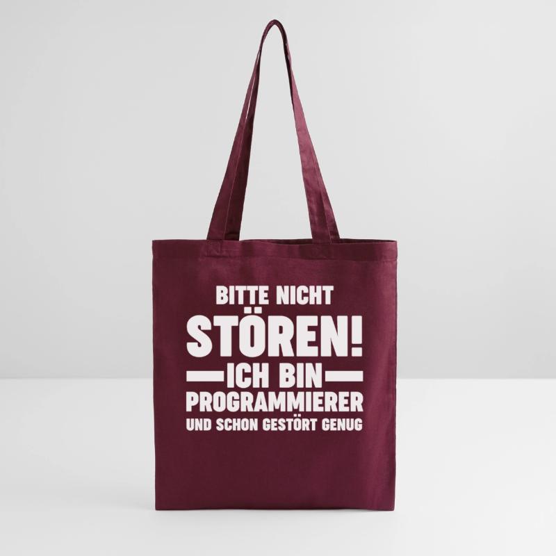 Programmieren Entwickler Coder Programmierer Stoffbeutel