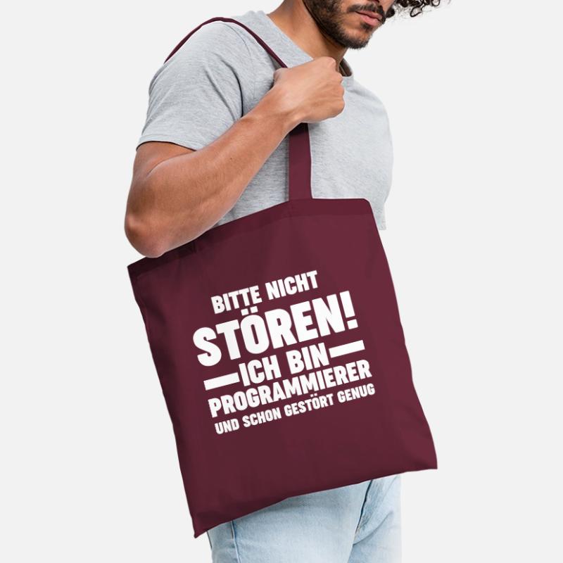 Programmieren Entwickler Coder Programmierer Stoffbeutel