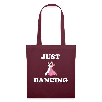Dancing Dance Music - Stoffbeutel - Burgunderrot - Vorne
