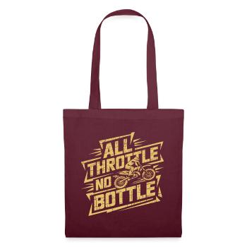 Adrenaline & Speed in Motocross - Tote Bag - burgundy - Front