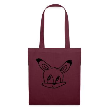 Fox Red Fox Wild Animal Clever Forest Inhabitants - Tote Bag - burgundy - Front