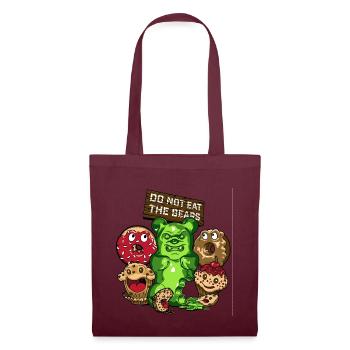 Do not eat the bears - Tote Bag - burgundy - Front