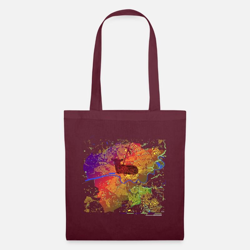 Preston Lamb Over the Midnight Ribble - Tote Bag - burgundy