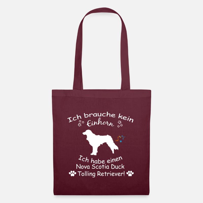 Nova Scotia Duck Tolling Retriever - Stoffbeutel - Burgunderrot