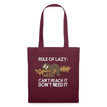 Sloth Lazy Cute Sloth Gift - Tote Bag - burgundy - Front