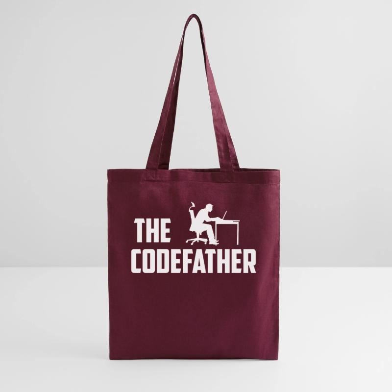 The Codefather Programmer Coder Developer Software Stoffbeutel