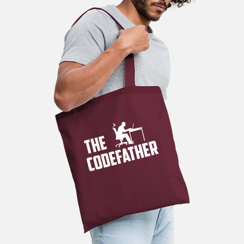 The Codefather Programmer Coder Developer Software Stoffbeutel