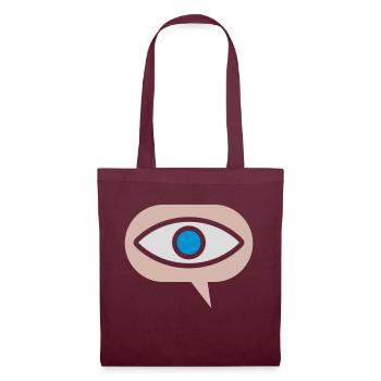 Icon Visual See Eye - Tote Bag - burgundy - Front