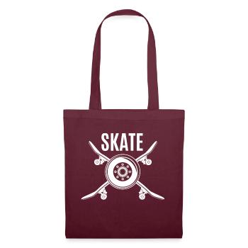 Skateboard SUP Surfing - Tote Bag - burgundy - Front