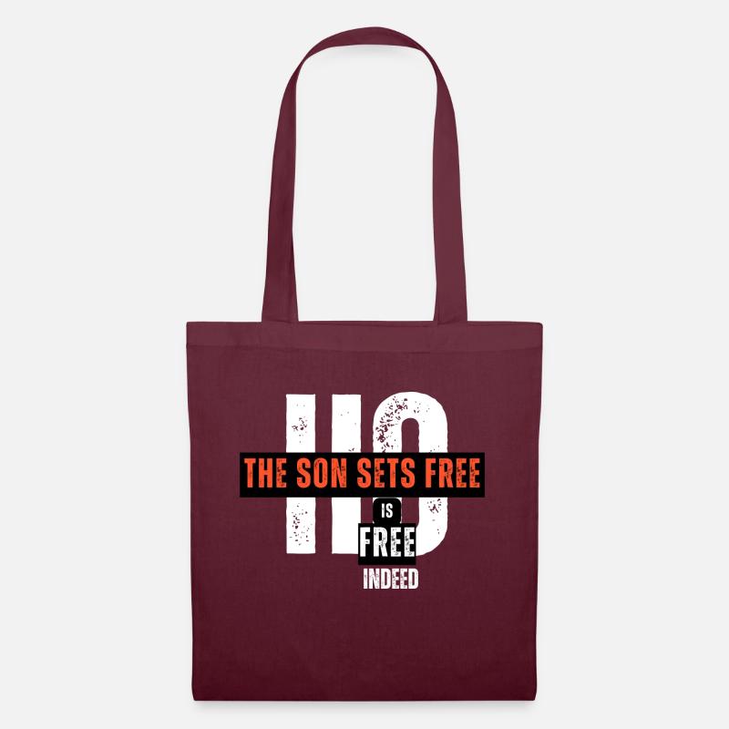 Ho the Son Sets free - Stoffbeutel - Burgunderrot