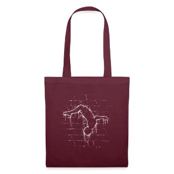 Street Art BackFlip Tricking Parkour Freerunning - Tote Bag - burgundy - Front