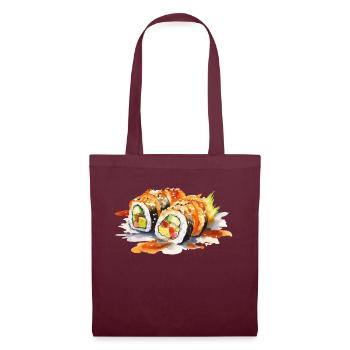 Sushi - Sac en tissu - bordeaux - Devant