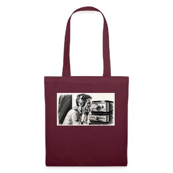 Listening - Tote Bag - burgundy - Front