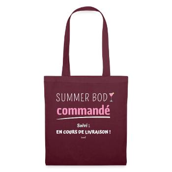 summer body commandé suivi : en cours de livraison - Sac en tissu - bordeaux - Devant