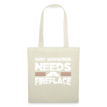 woodcutter felling quote birthday present - Tote Bag - nature - Front