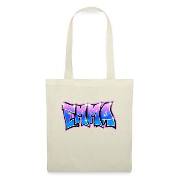 Graffiti Name Emma Pink Blue - Tote Bag - nature - Front