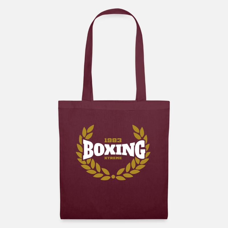 boxe - Sac en tissu - bordeaux