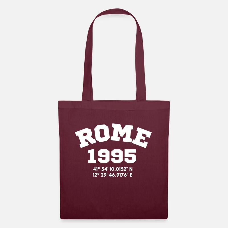 ROME 1995 - Stoffbeutel - Burgunderrot
