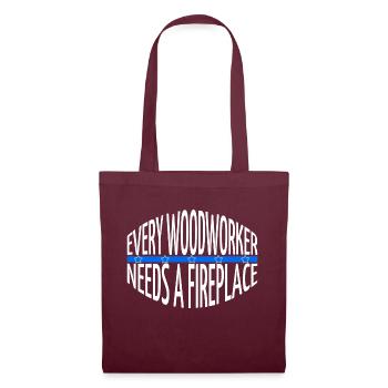 Lets Play Carpenter Tshirts Arboriculture - Tote Bag - burgundy - Front
