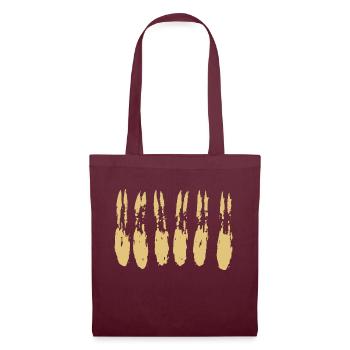 Vintage Style Pattern - Design - Tote Bag - burgundy - Front