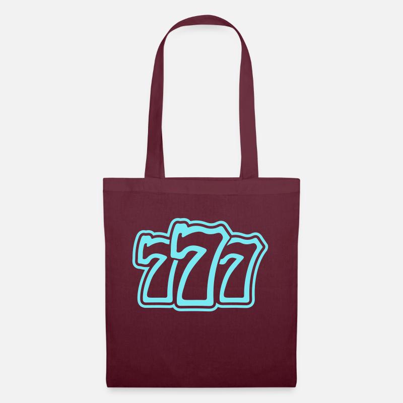 777 - Stoffbeutel - Burgunderrot