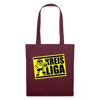 Kreisliga Football - Tote Bag - burgundy - Front