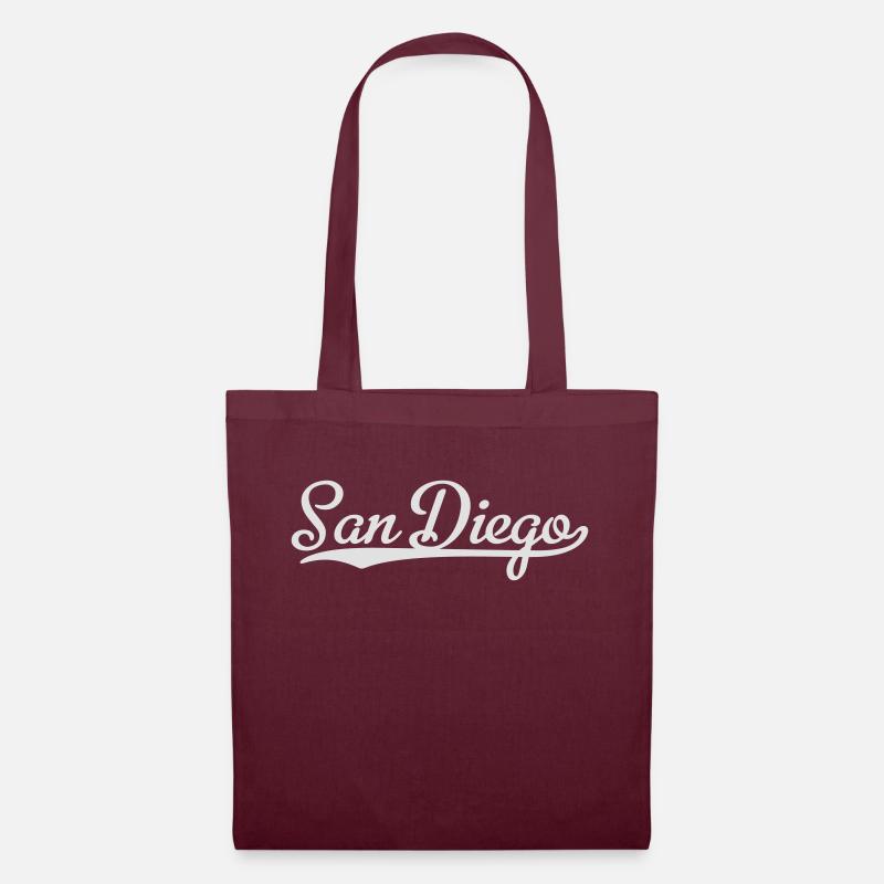 San Diego - Stoffbeutel - Burgunderrot