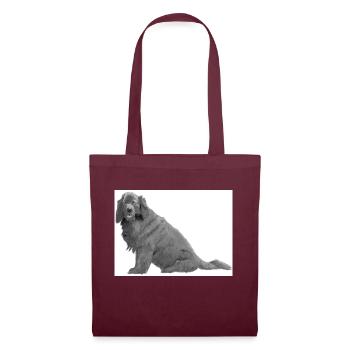 New Foundland Sticker - Tote Bag - burgundy - Front