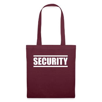 Sécurité - Sac en tissu - bordeaux - Devant