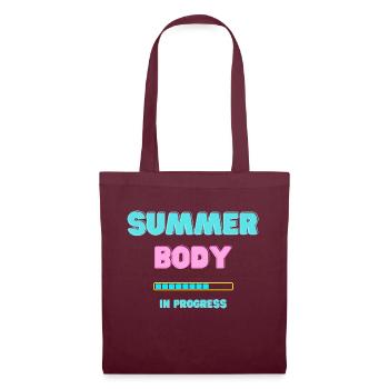 SUMMER BODY in progress - Sac en tissu - bordeaux - Devant